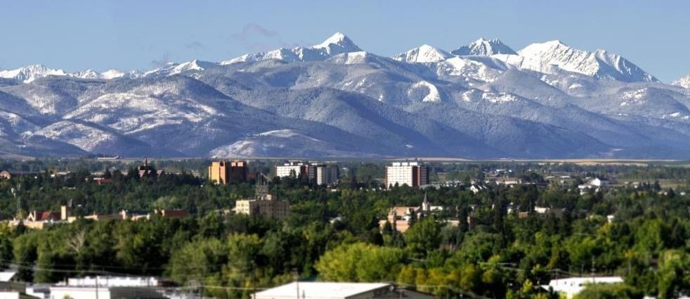 Mountain View over campus