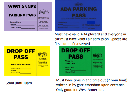 2025 Fair Parking Passes