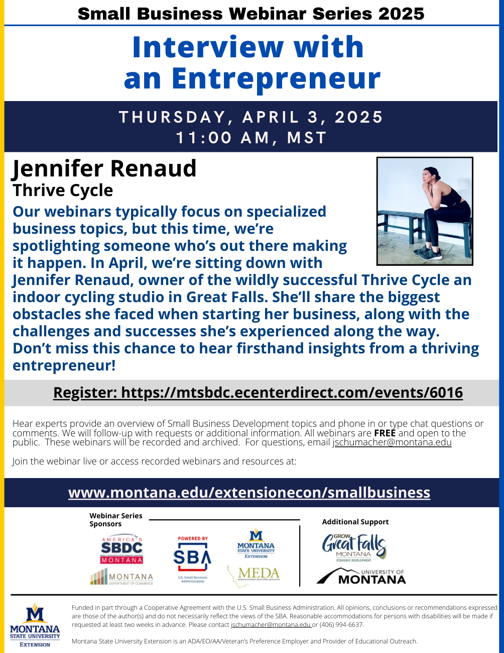 April 2025 Small Business Webinar