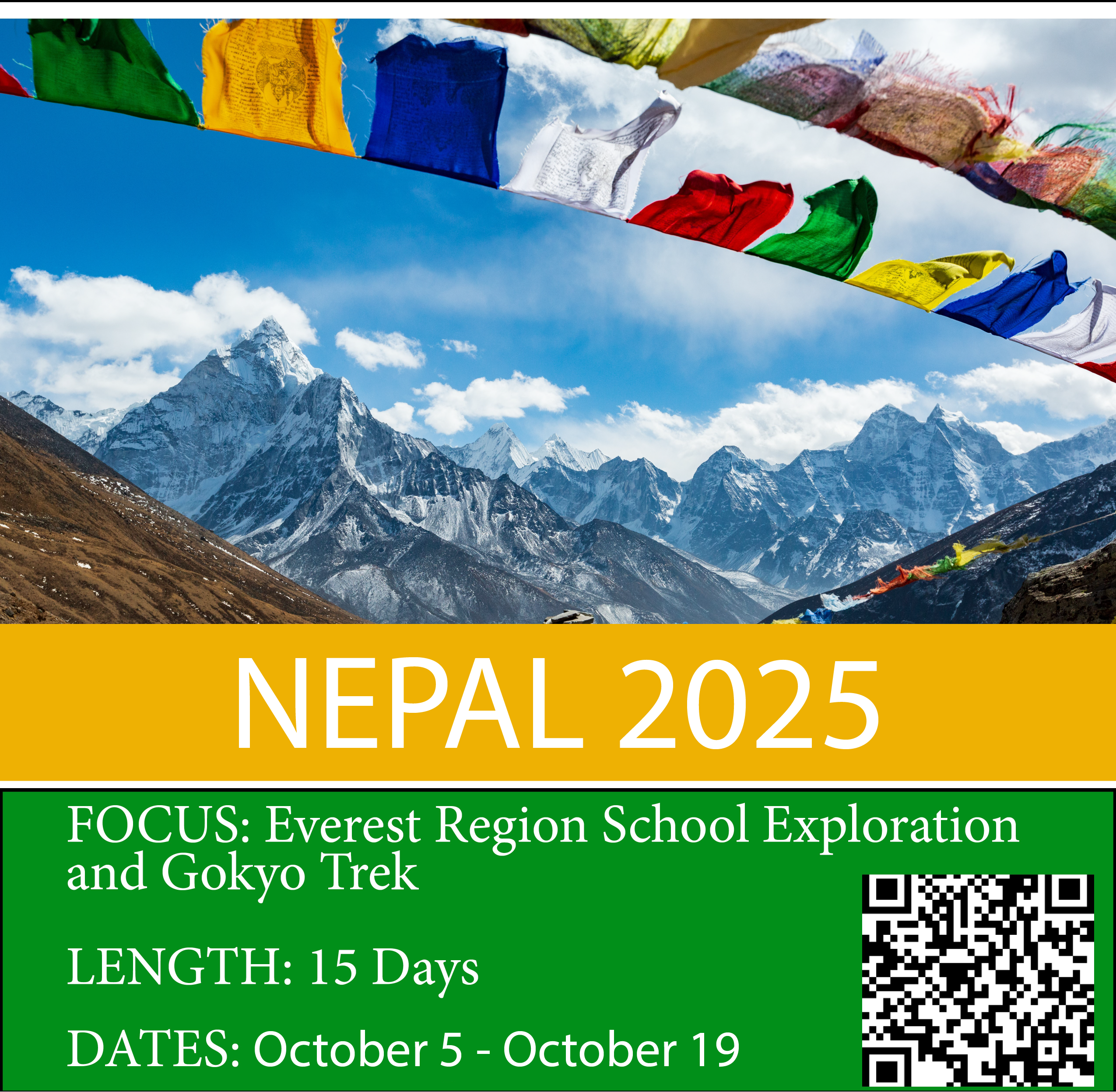 Nepal trip poster