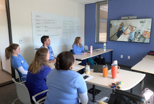 students in new great falls classroom