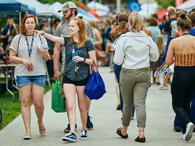 Students at annual Catapalooza on campus