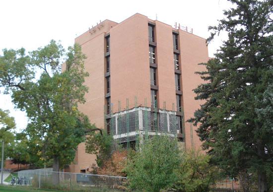 Leon Johnson Hall Brick Renovation