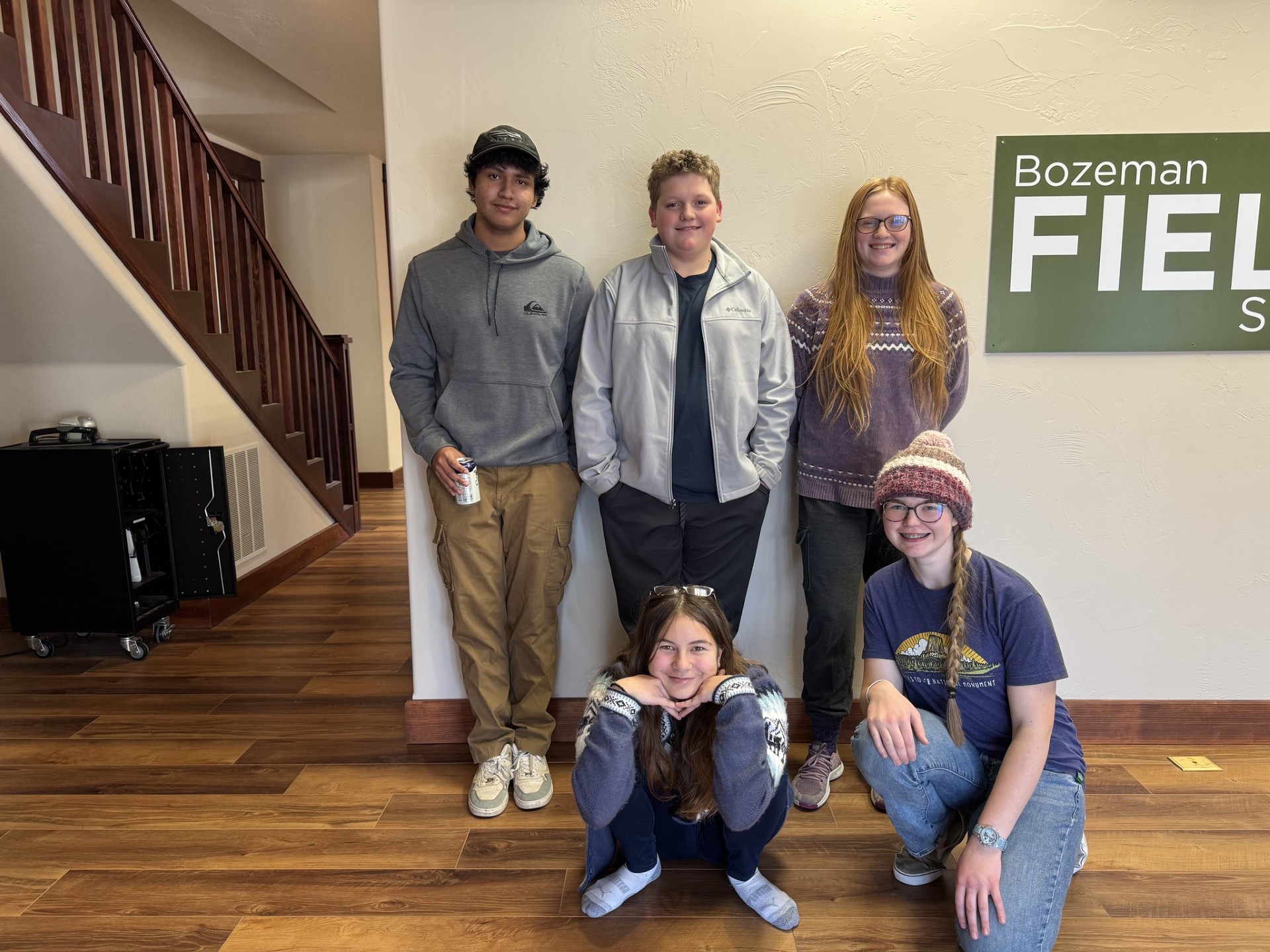 Bozeman Field School students