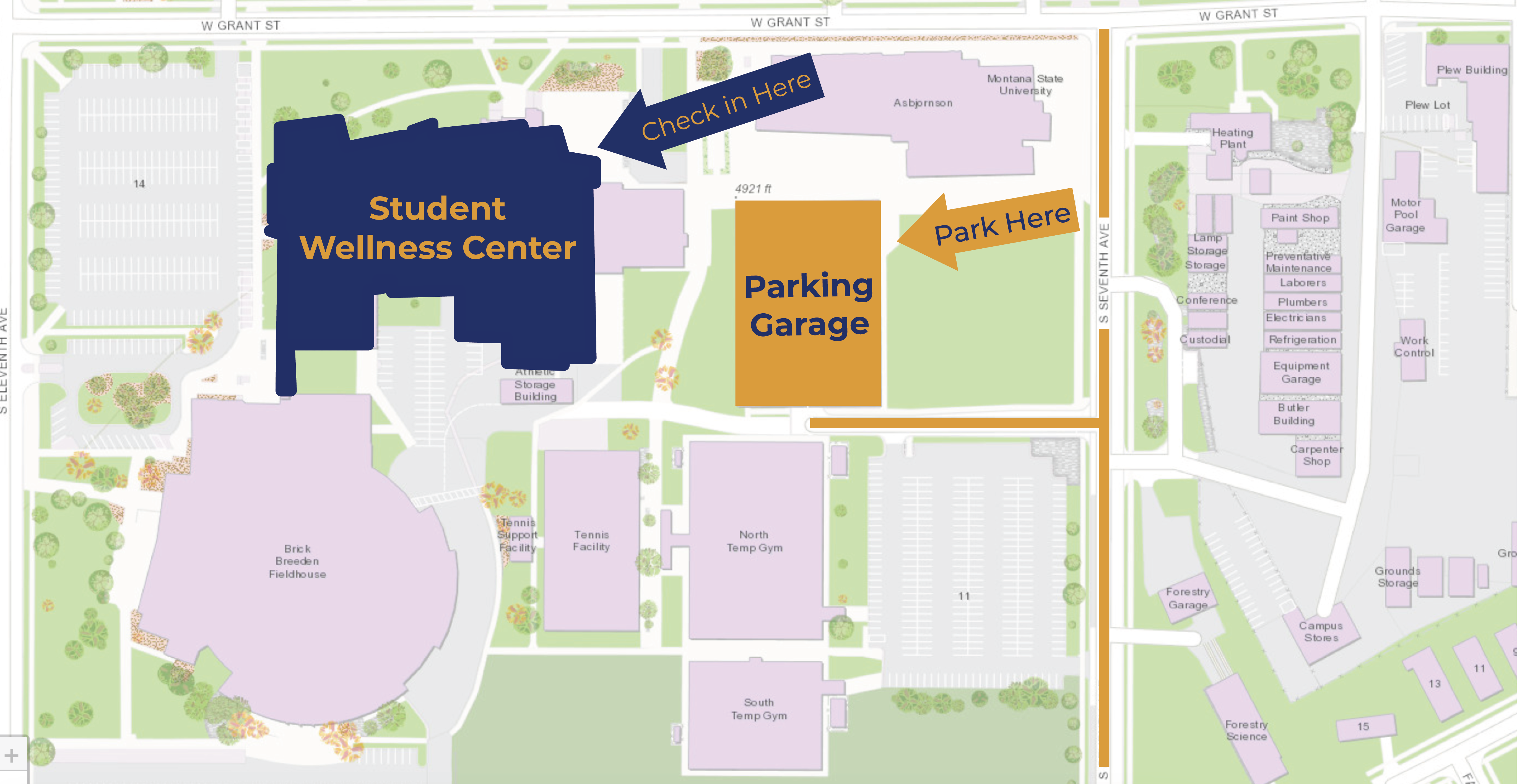 BSYC parking map